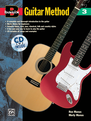 Book cover for Basix Guitar Method, Book 3