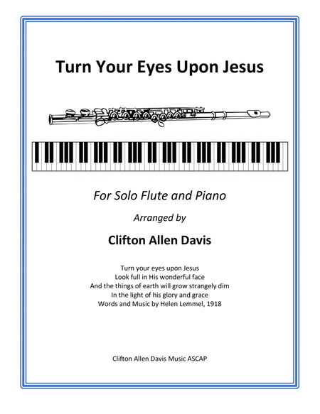 Turn Your Eyes Upon Jesus (Lemmel) for solo flute and keyboard image number null