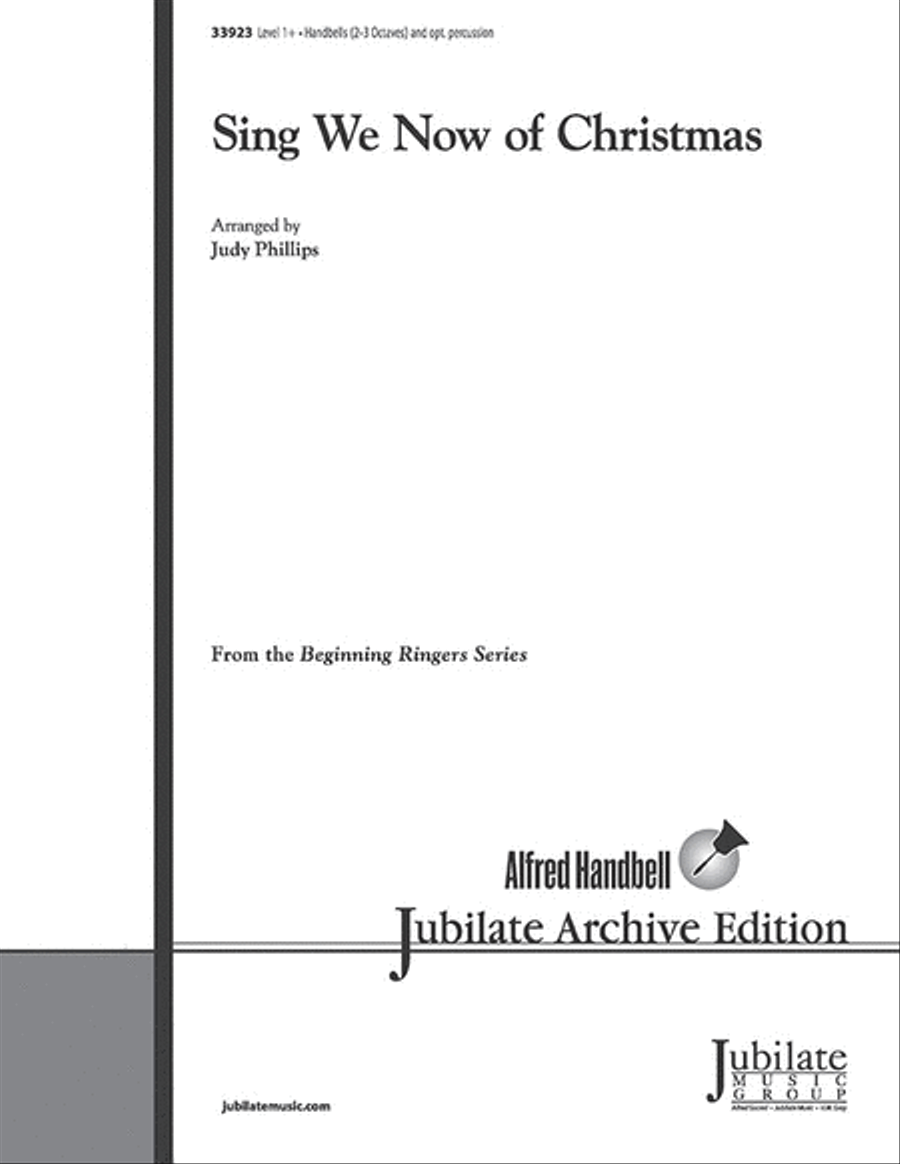 Sing We Now of Christmas Handbell Choir scores gallery preview page 1