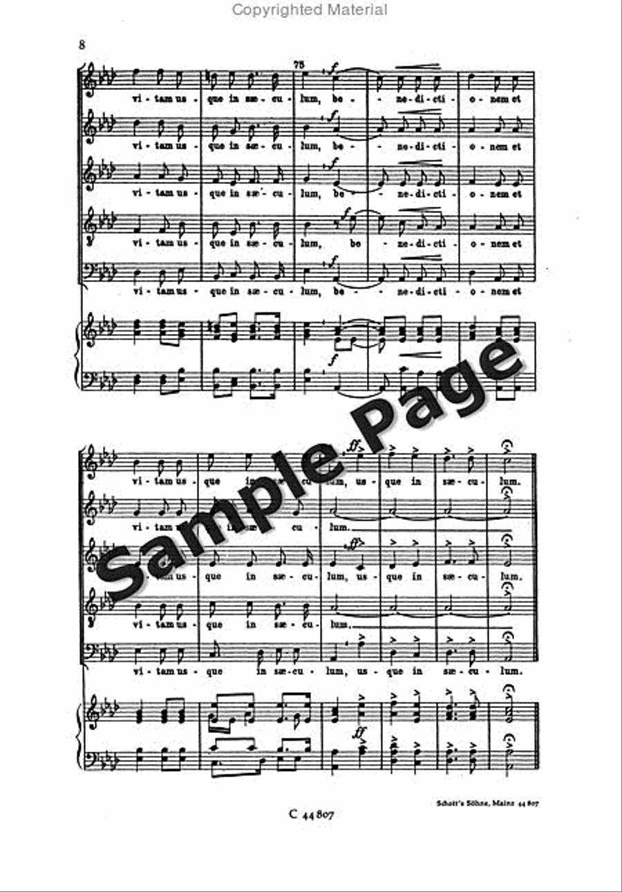 Hassler Hl Ecce Quam Bonum Mixed Choir scores gallery preview page 9