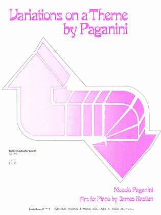 Book cover for Variations on a Theme By Paganini