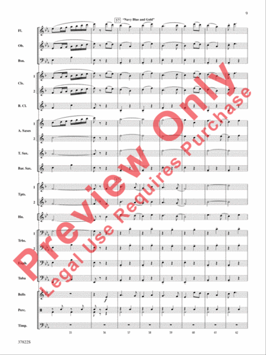 A Patriotic Day A Patriotic Day Concert Band scores gallery preview page 10