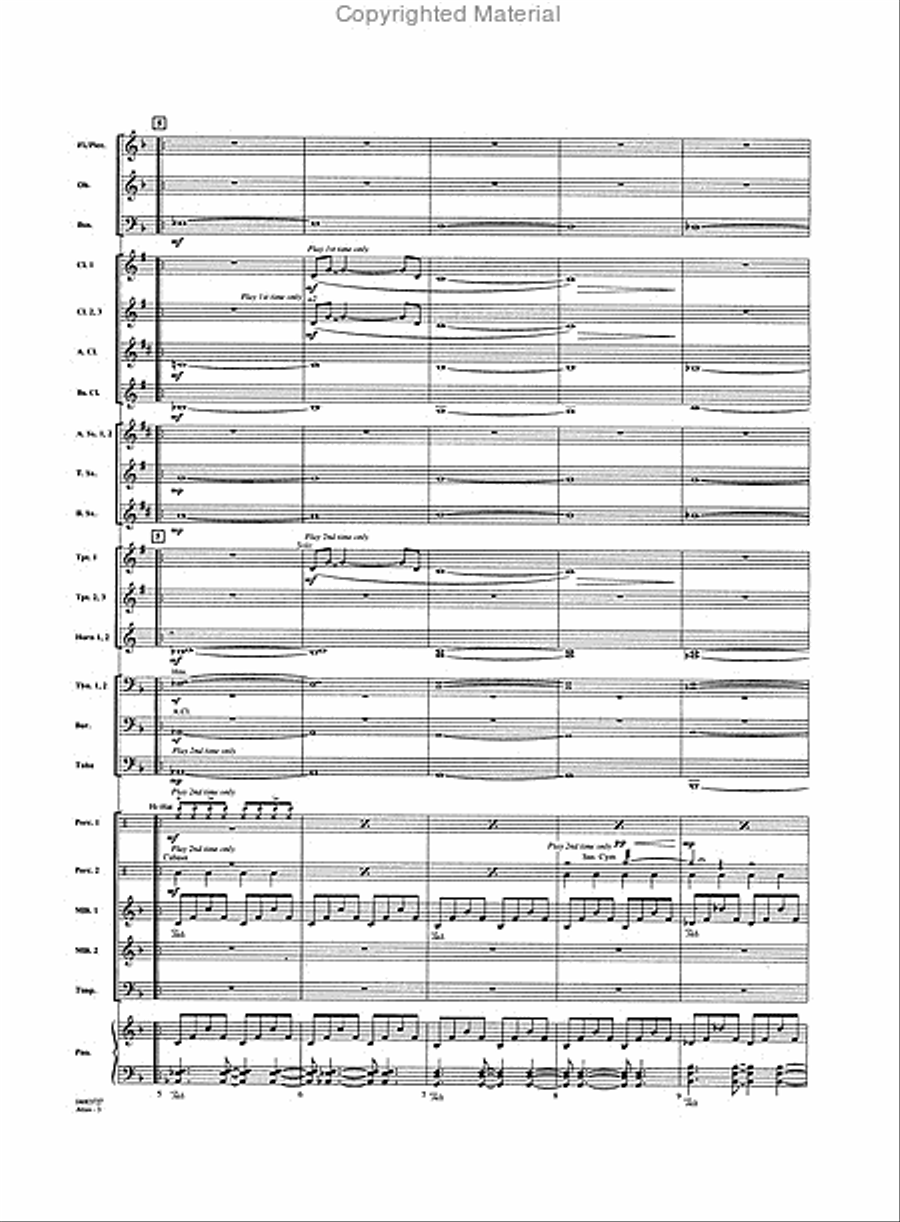 Atlas (from The Hunger Games: Catching Fire) Concert Band scores gallery preview page 3