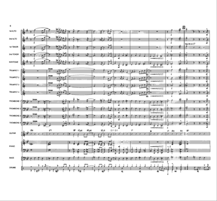 Blue Hue Jazz Ensemble scores gallery preview page 6