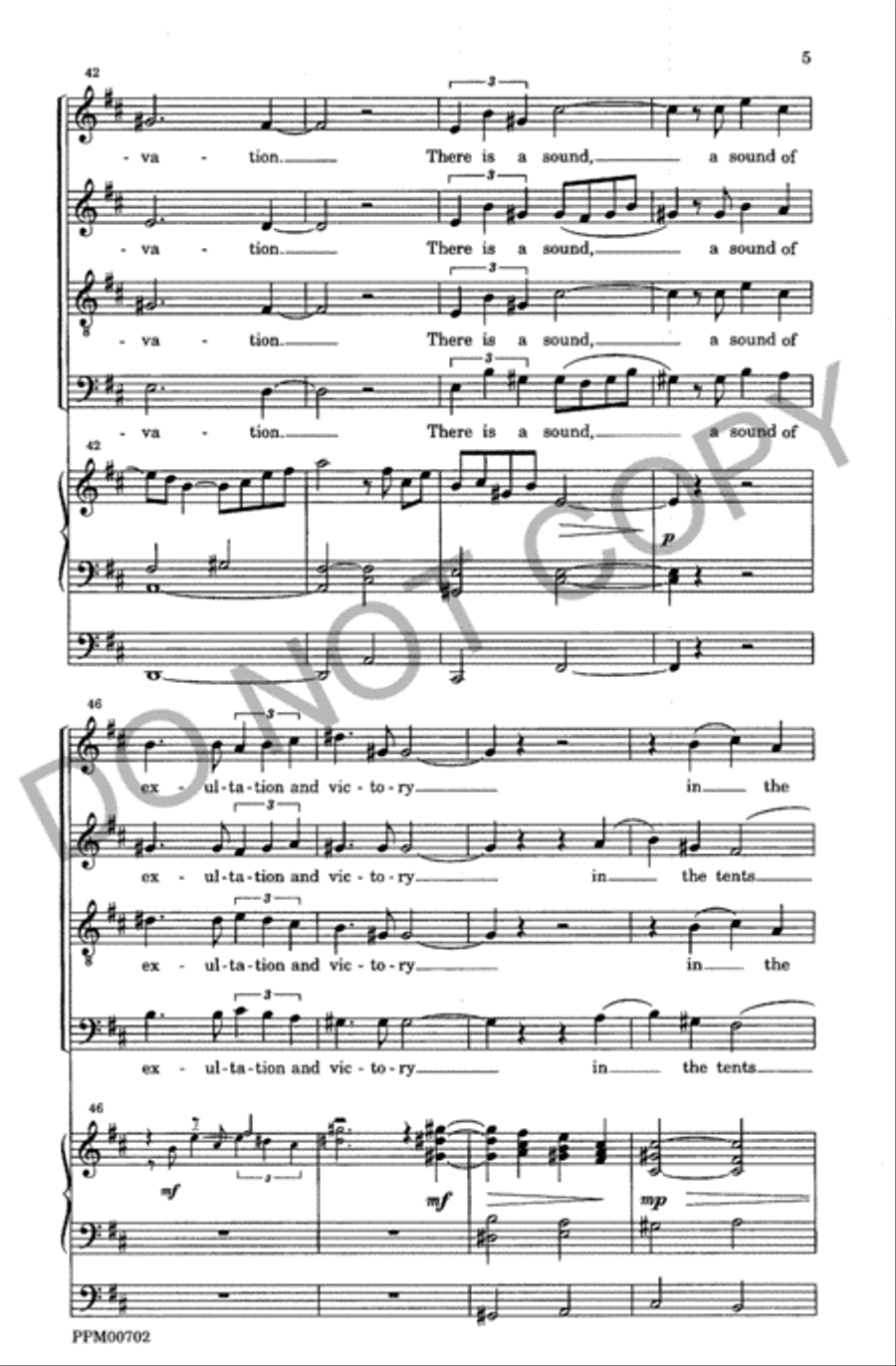 Alleluia! Christ is Risen 4-Part scores gallery preview page 6