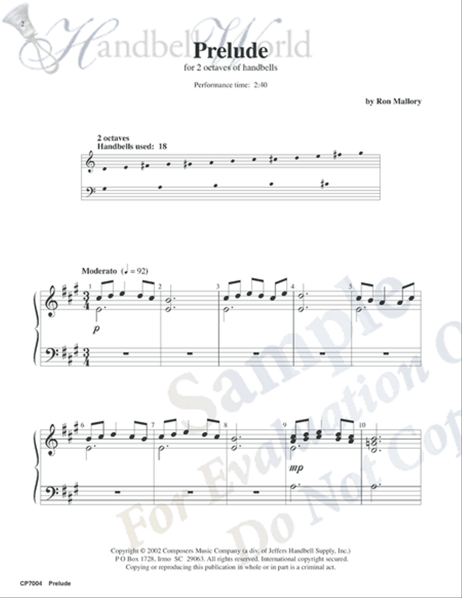 Prelude 2-Octaves scores gallery preview page 2