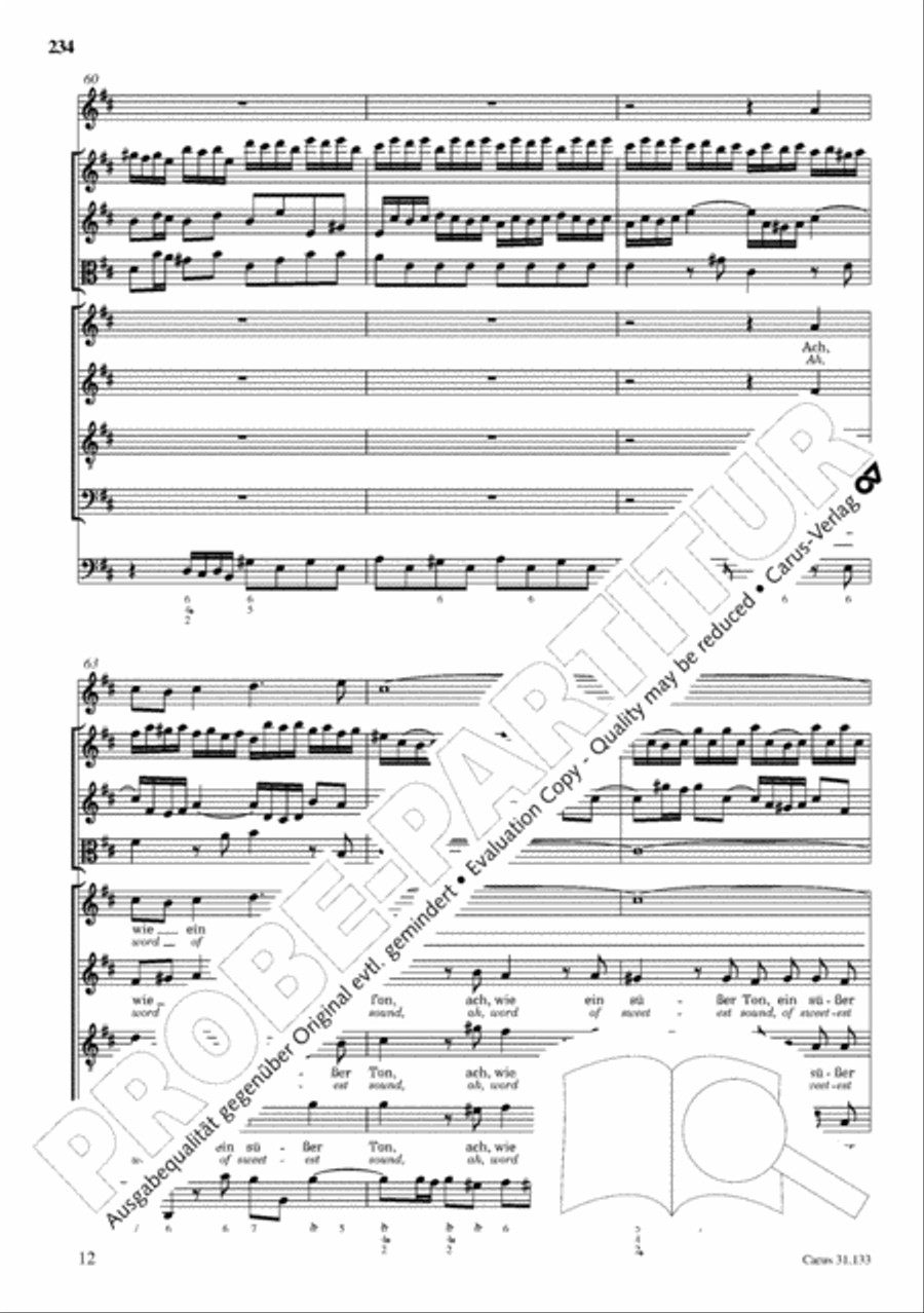 The Complete Sacred Vocal Works (Das geistliche Vokalwerk) Voice scores gallery preview page 235