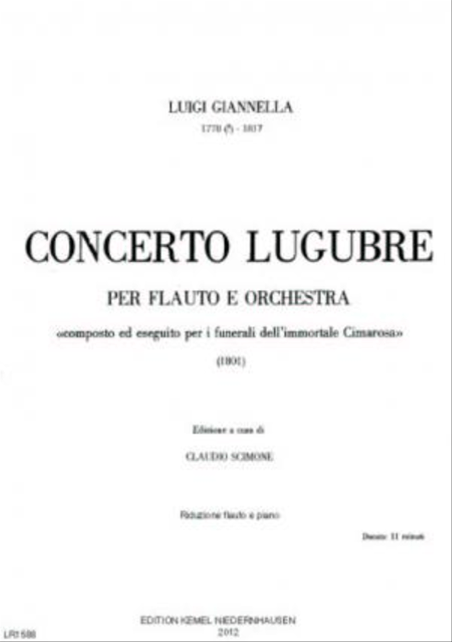 Concerto lugubre [do minore]