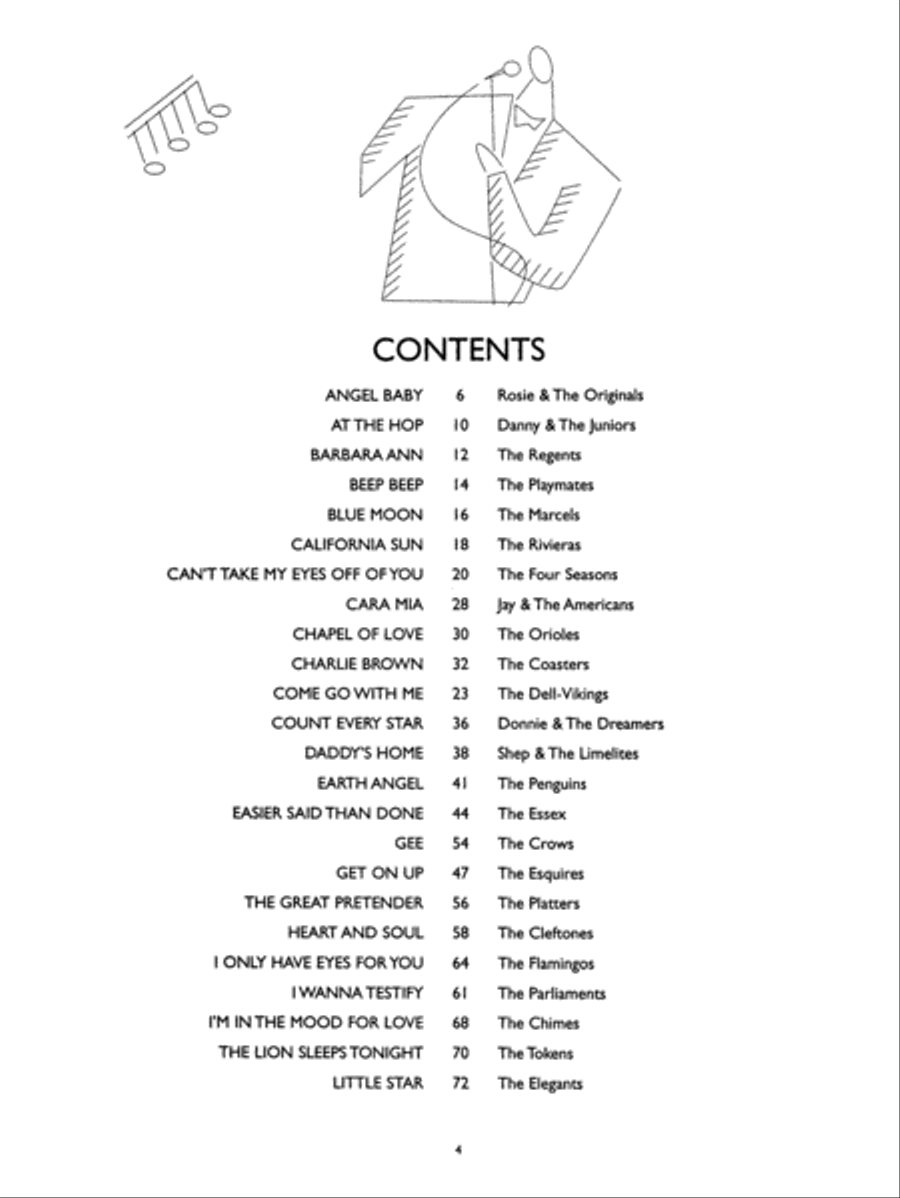 The Best of Doo Wop and Beyond Piano, Vocal, Guitar scores gallery preview page 2