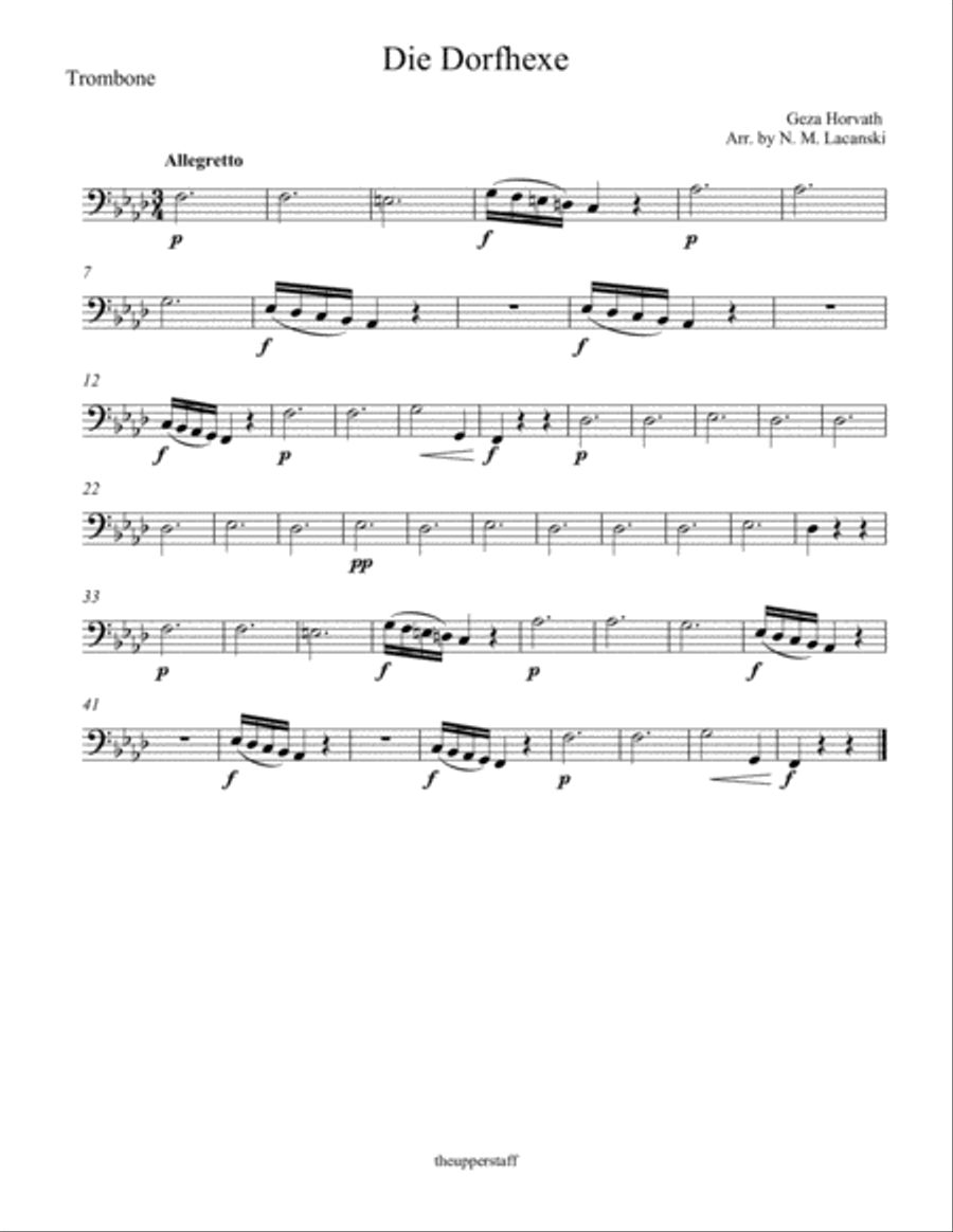 Die Dorfhexe Brass Ensemble scores gallery preview page 4