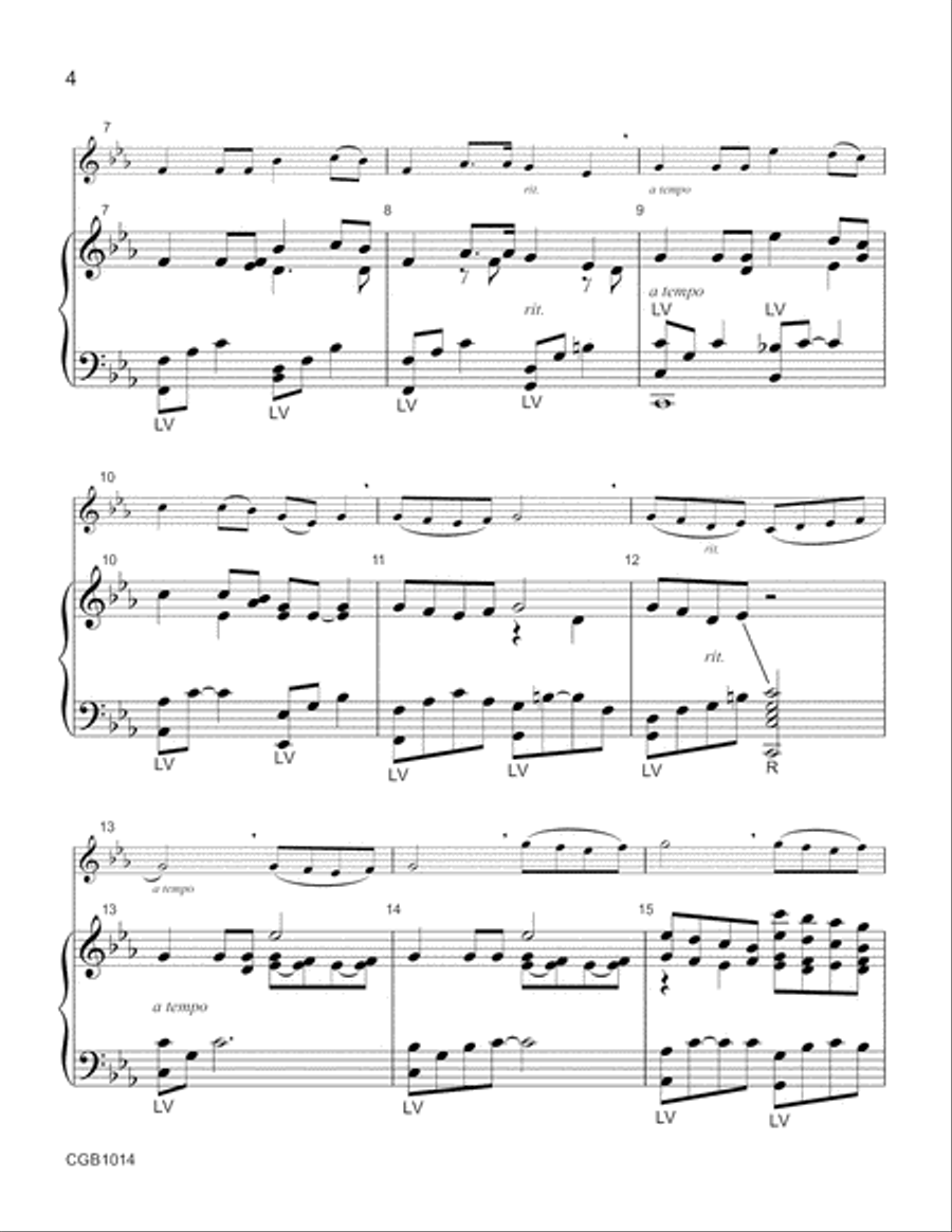 Lost in the Night Handbell Choir scores gallery preview page 5