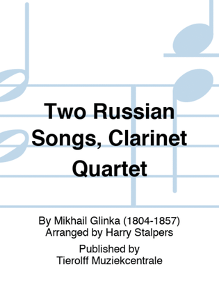 Two Russian Songs, Clarinet Quartet