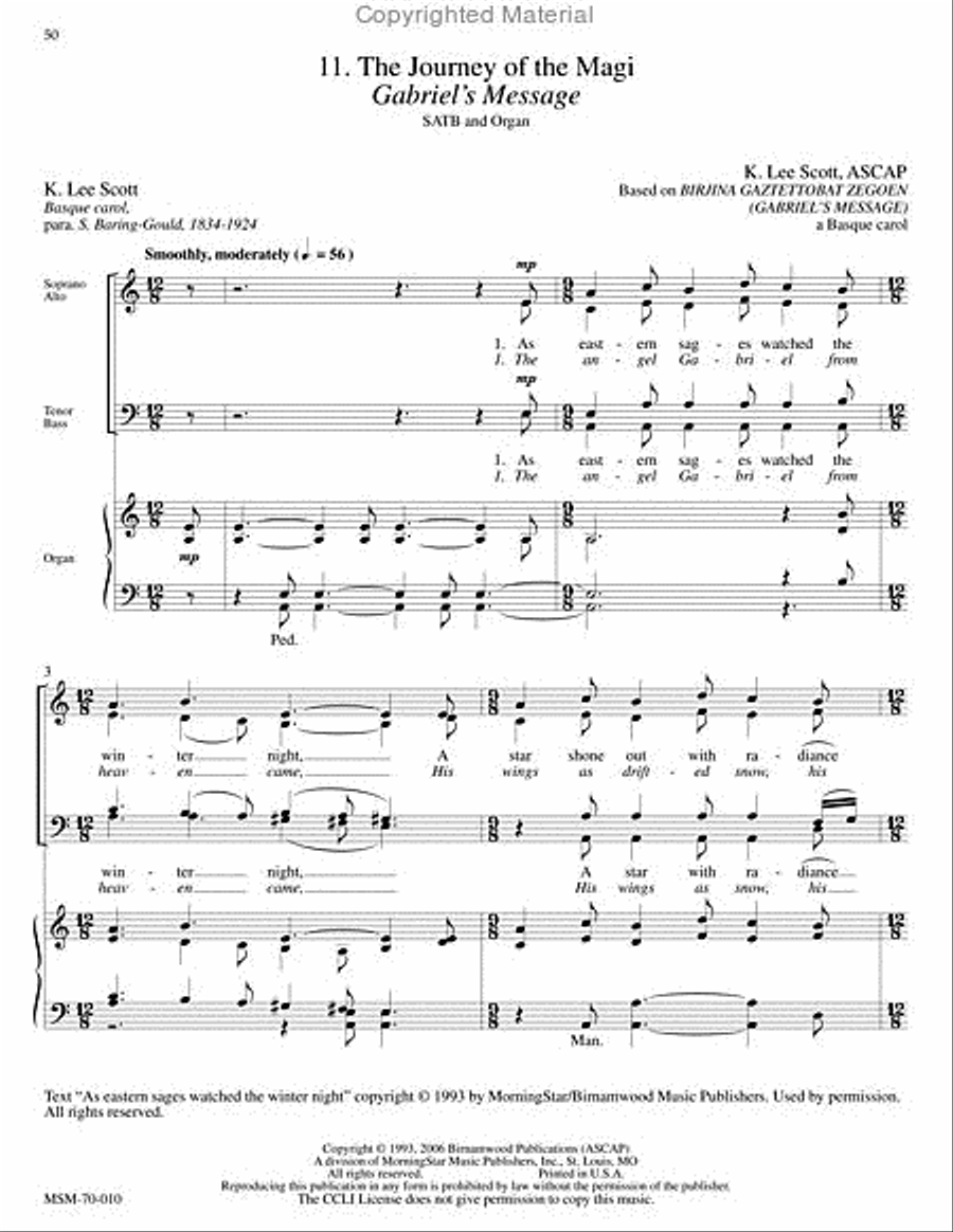 Sing the Songs of Bethlehem (Preview Pak: Score & CD) Choir scores gallery preview page 12