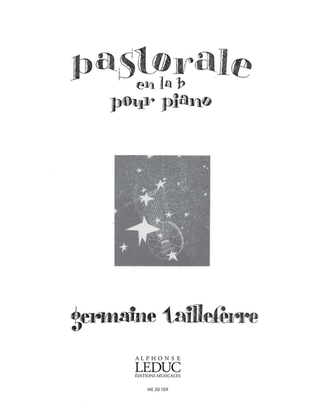Book cover for Pastorale en la bémol