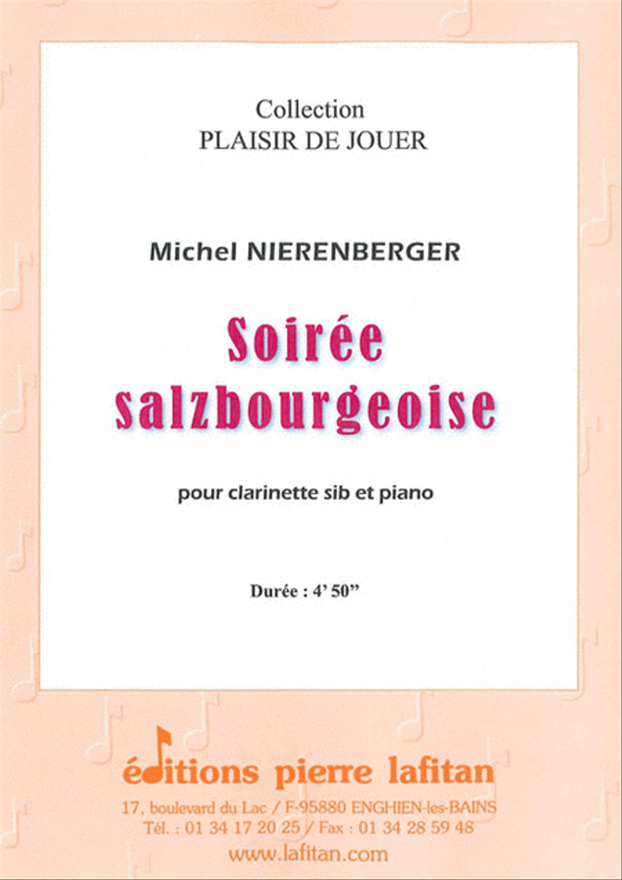 Soirée Salzbourgeoise Clarinet Solo scores gallery preview page 1