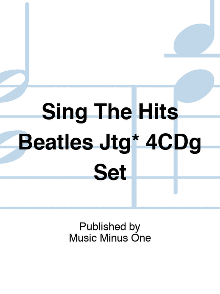 Sing The Hits Beatles Jtg* 4CDg Set
