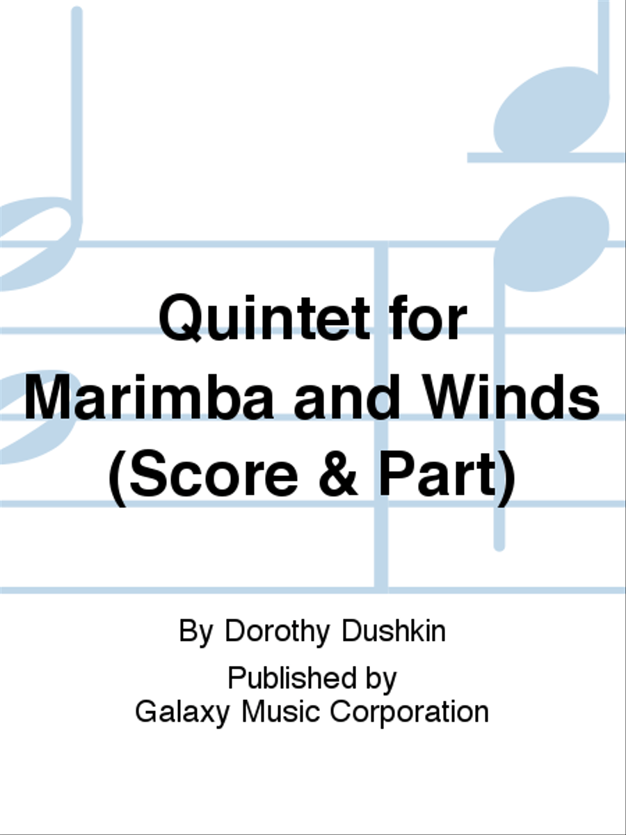 Quintet for Marimba and Winds Bassoon scores gallery preview page 1