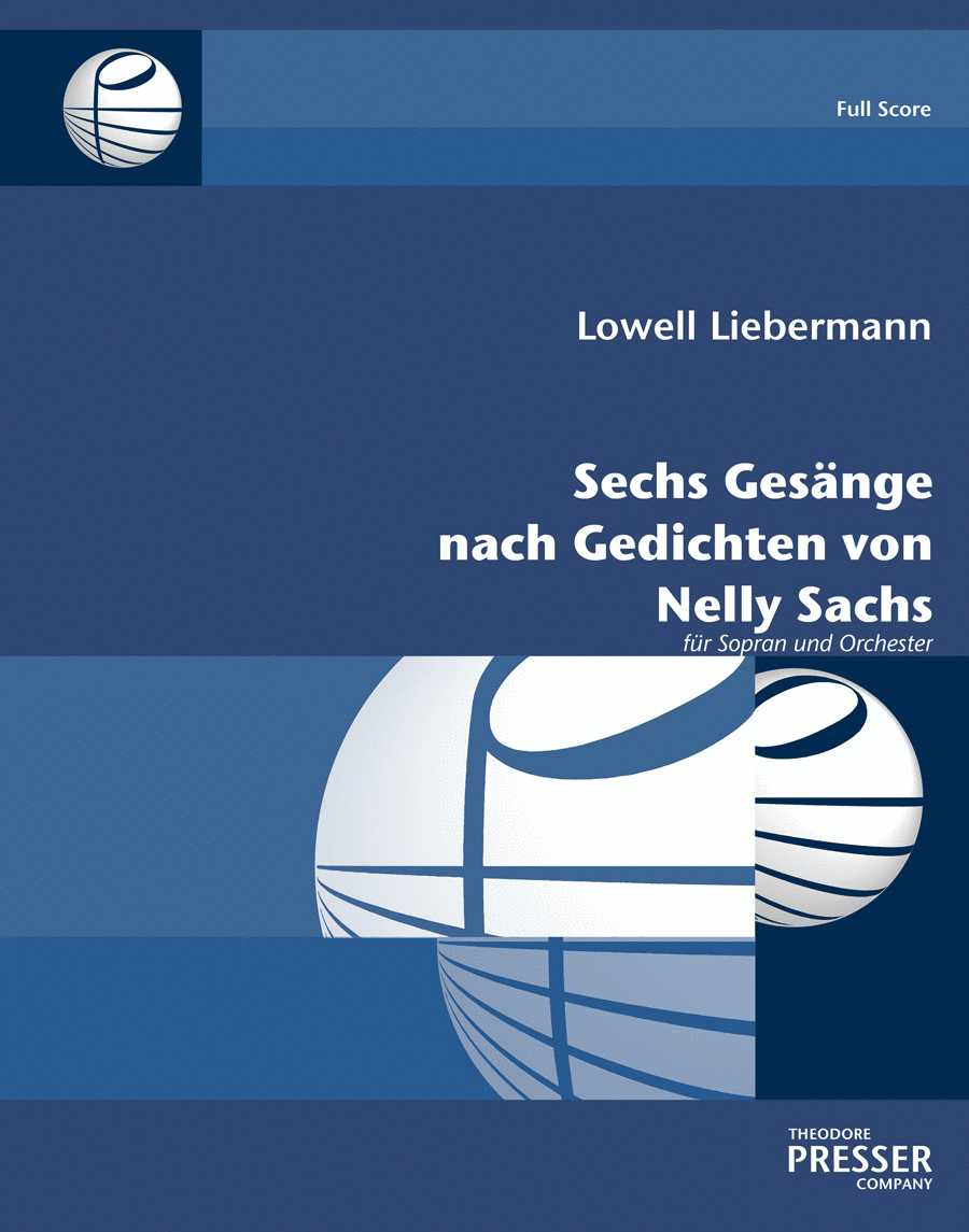 Six Songs on Poems of Nelly Sachs Orchestra scores gallery preview page 1