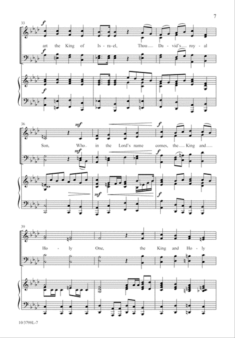 The King of Glory The King of Glory 4-Part scores gallery preview page 8
