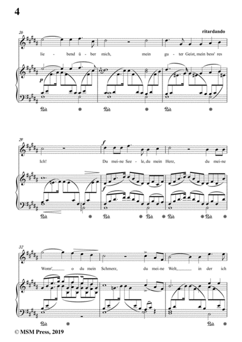 Schumann-Widmung,Op.25 No.1,from Myrten,in B Major,for Voice&Pno image number null