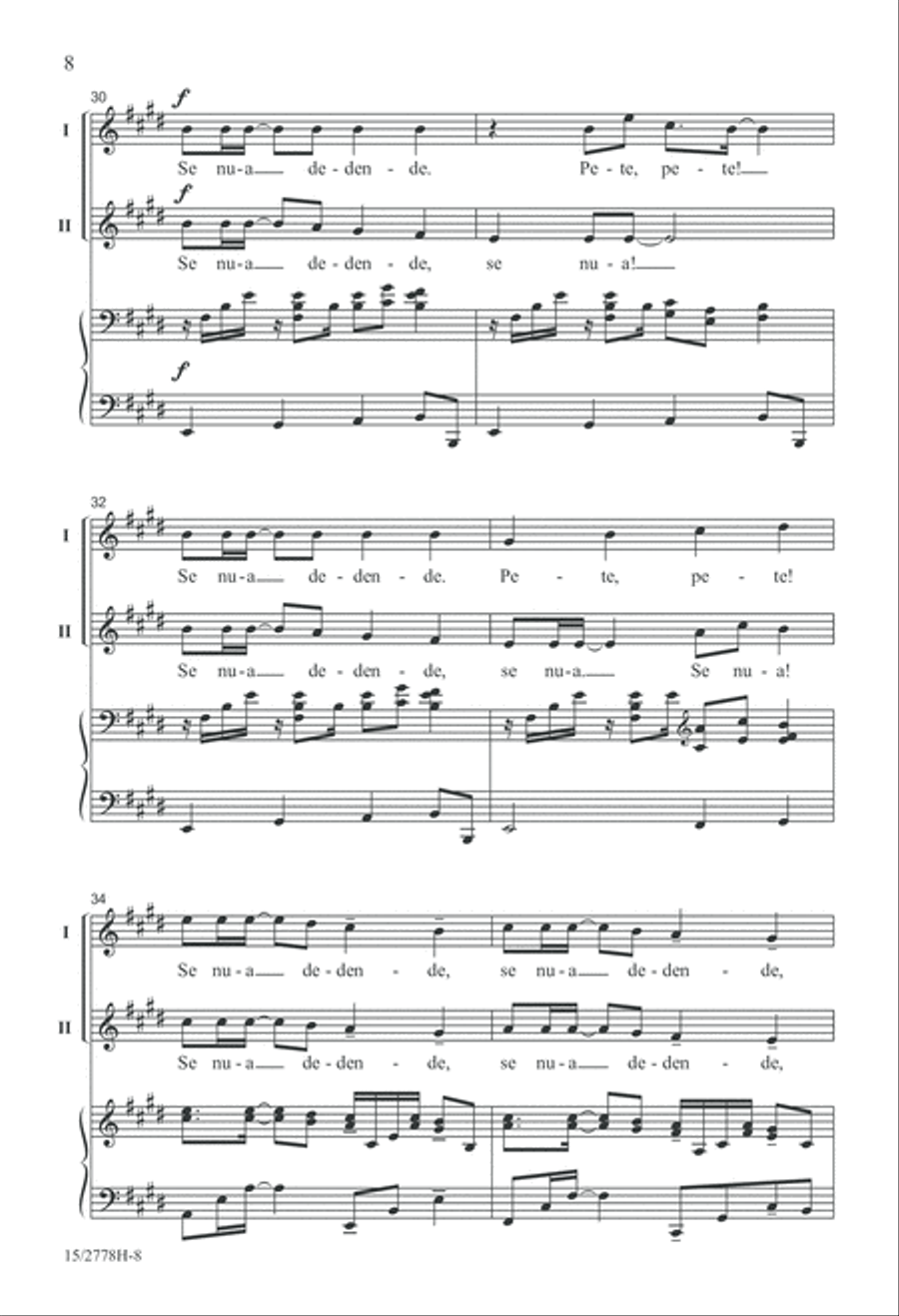 Pete, Pete! Pete, Pete! 2-Part scores gallery preview page 9
