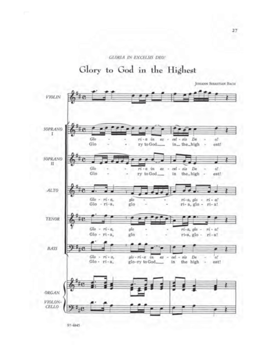 A First Motet Book 4-Part scores gallery preview page 11