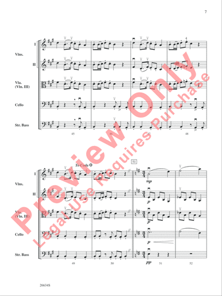 Ghosts of the Taman Negara String Orchestra scores gallery preview page 8