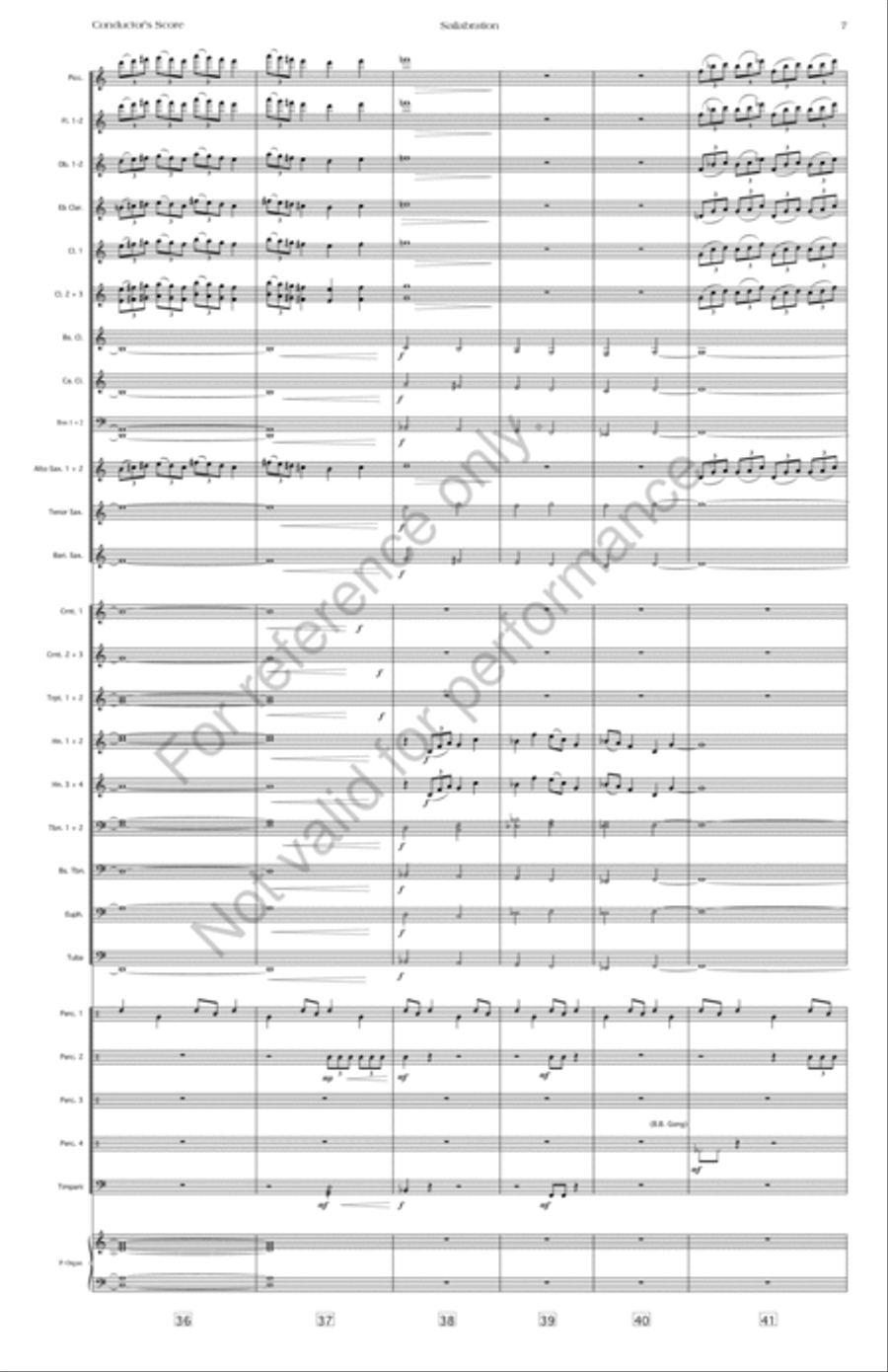 Sailabration Sailabration Concert Band scores gallery preview page 10
