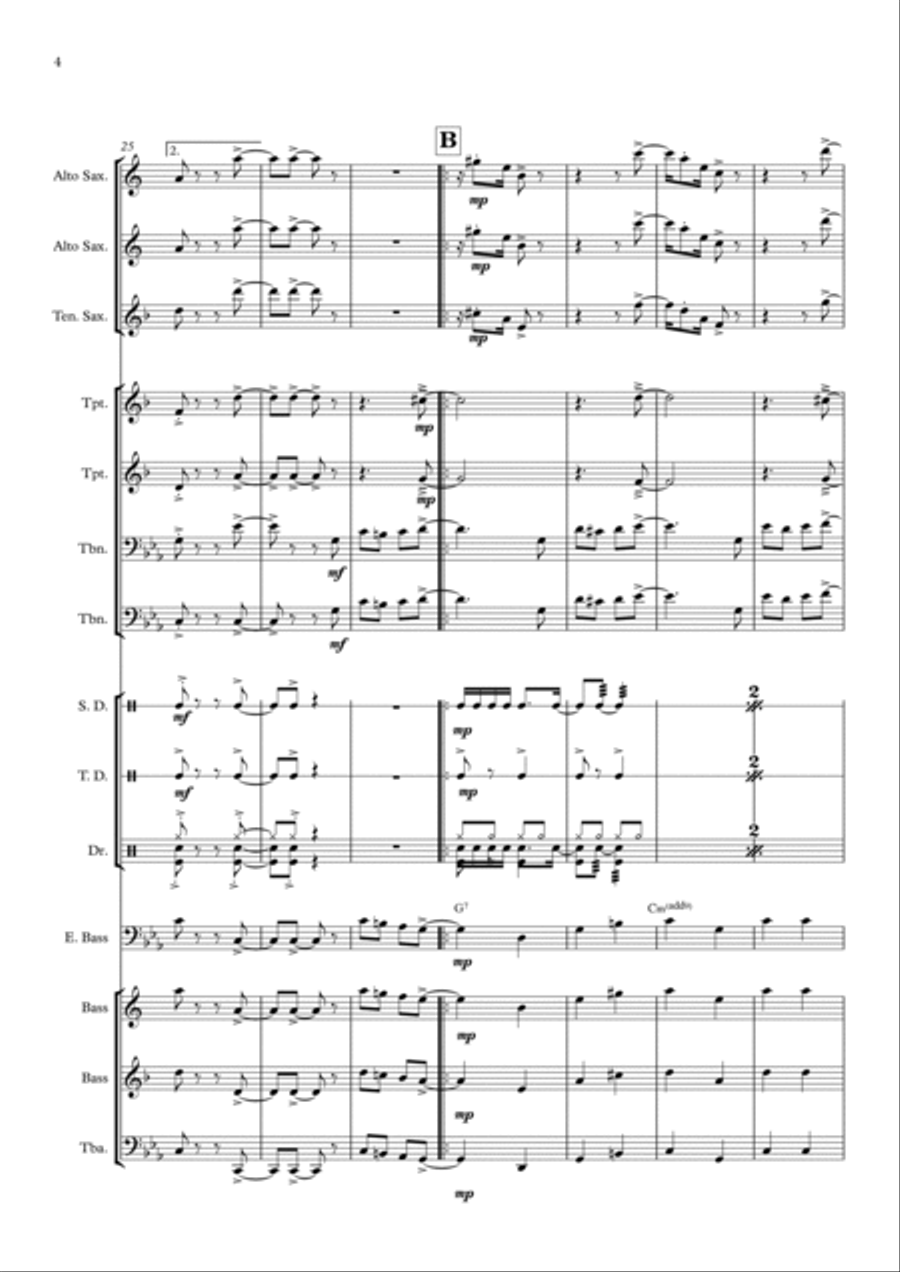Zé Lacraia Concert Band scores gallery preview page 5