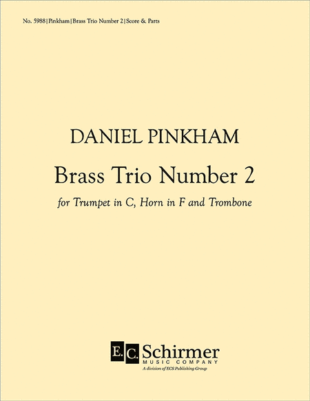 Brass Trio Number Two (Score And Parts)