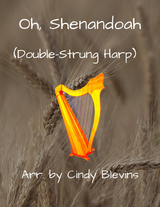 Book cover for Oh, Shenandoah, for Double-Strung Harp