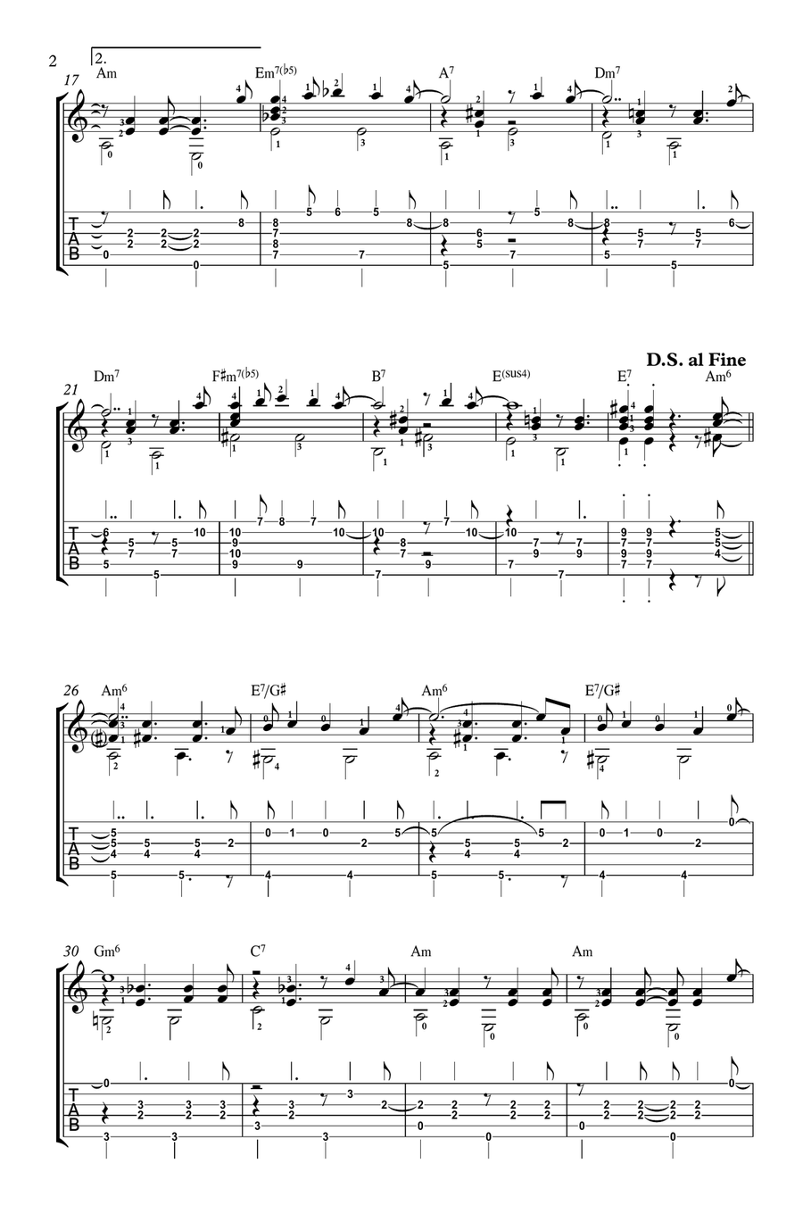 Sambalamento Sambalamento Electric Guitar scores gallery preview page 2