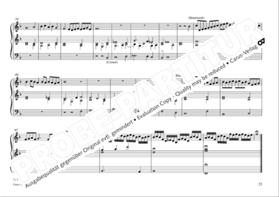 Organ music of the Hasse family Organ Solo scores gallery preview page 24