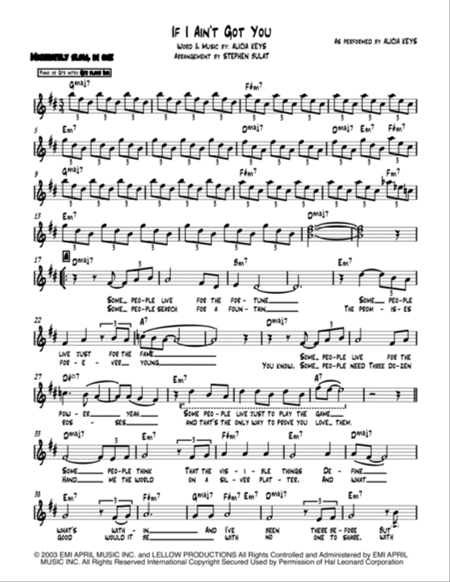 If I Ain't Got You Large Ensemble scores gallery preview page 2