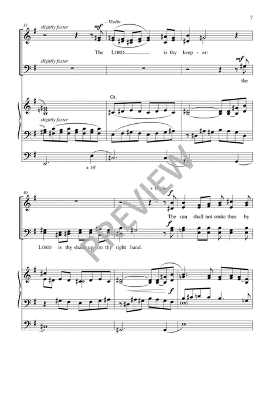 My Help Cometh from the Lord 4-Part scores gallery preview page 8
