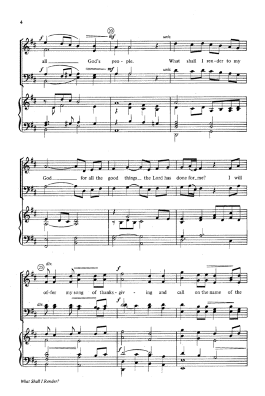 What Shall I Render? What Shall I Render? 4-Part scores gallery preview page 4