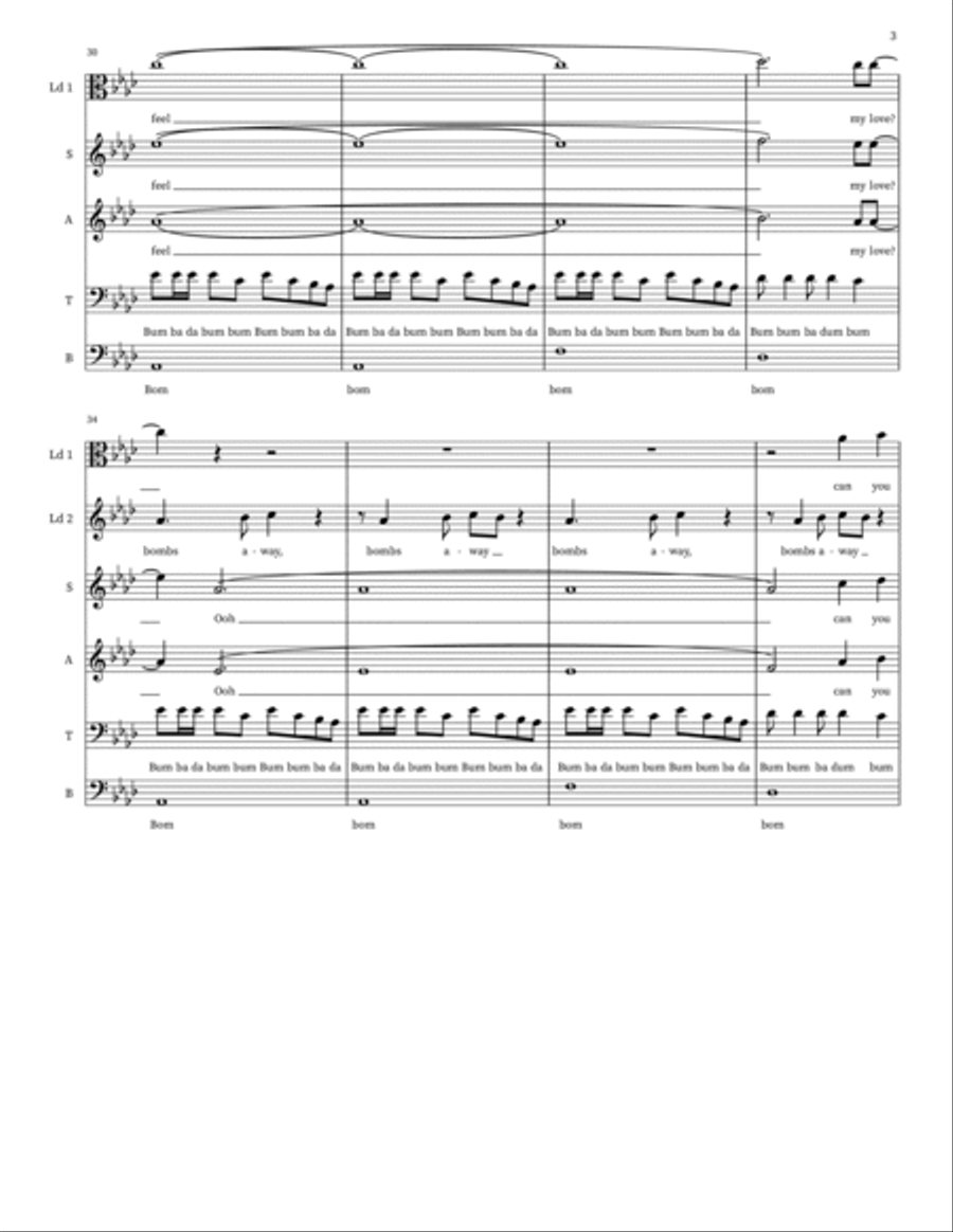 Geronimo Choir scores gallery preview page 3