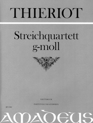 Book cover for String Quartet G minor