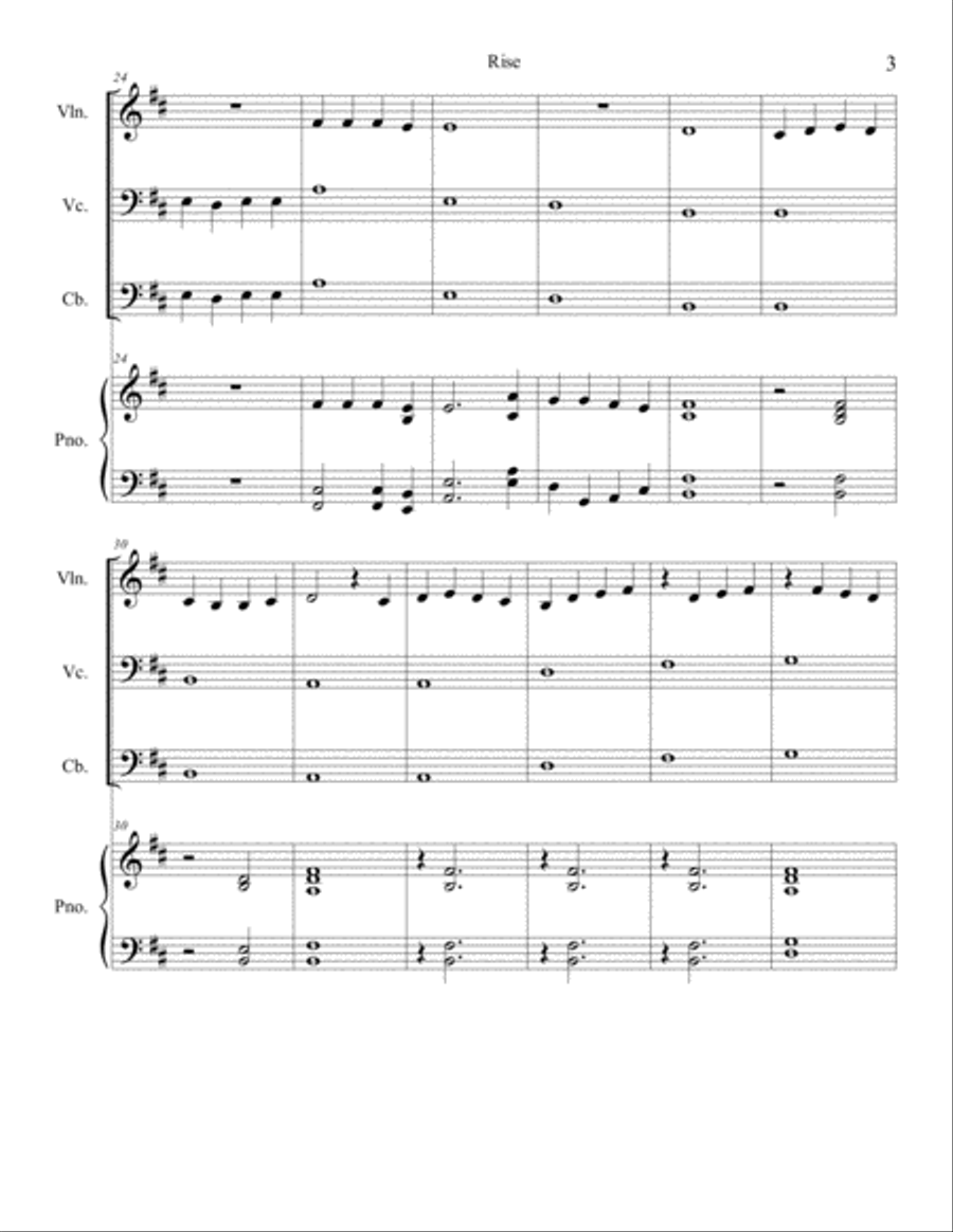 Rise Cello scores gallery preview page 3