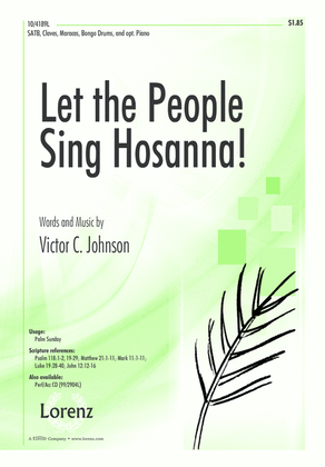 Book cover for Let the People Sing Hosanna!
