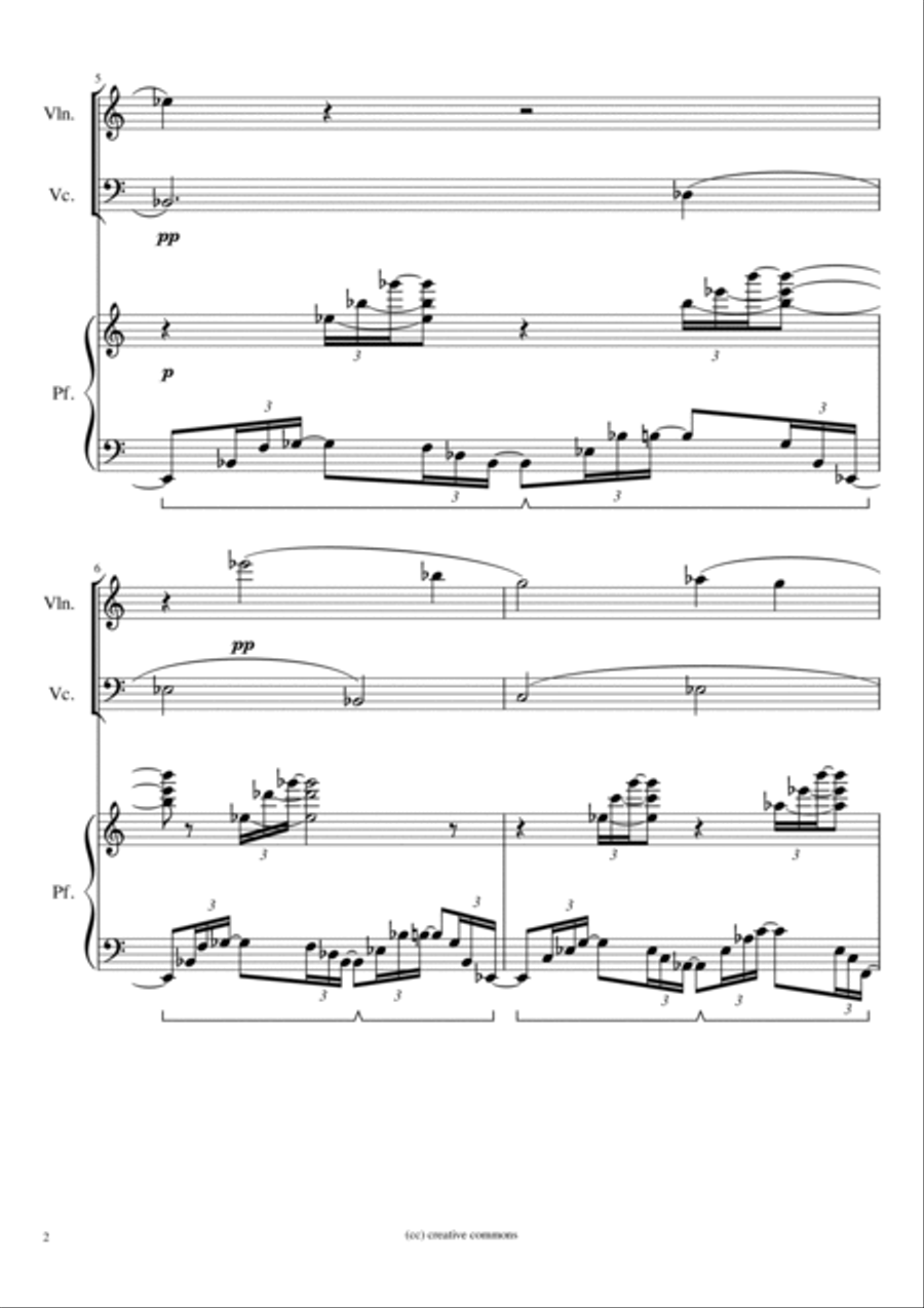 Trio Opus 15 Piano Trio scores gallery preview page 2