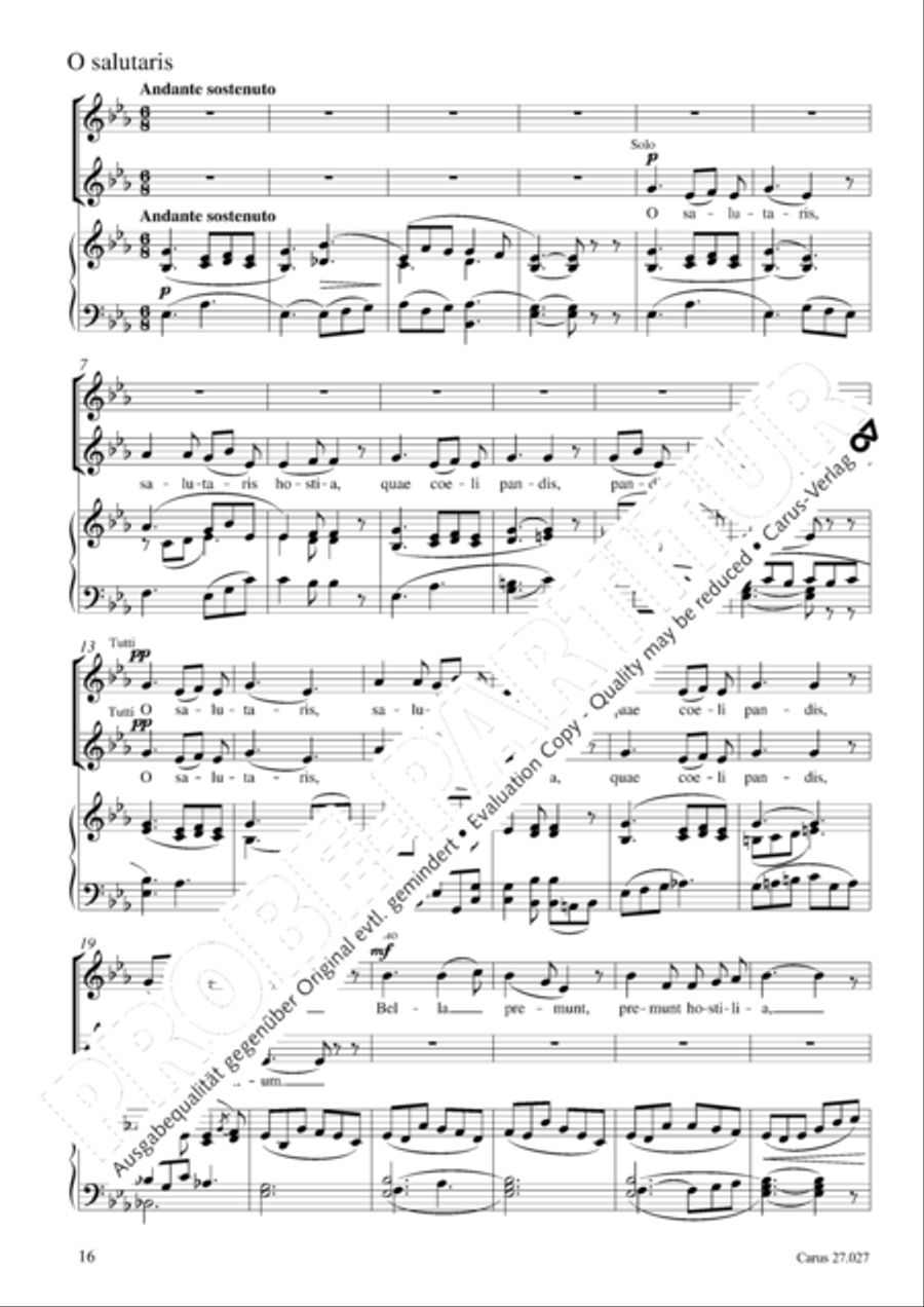 Messe breve Messe breve SA scores gallery preview page 17