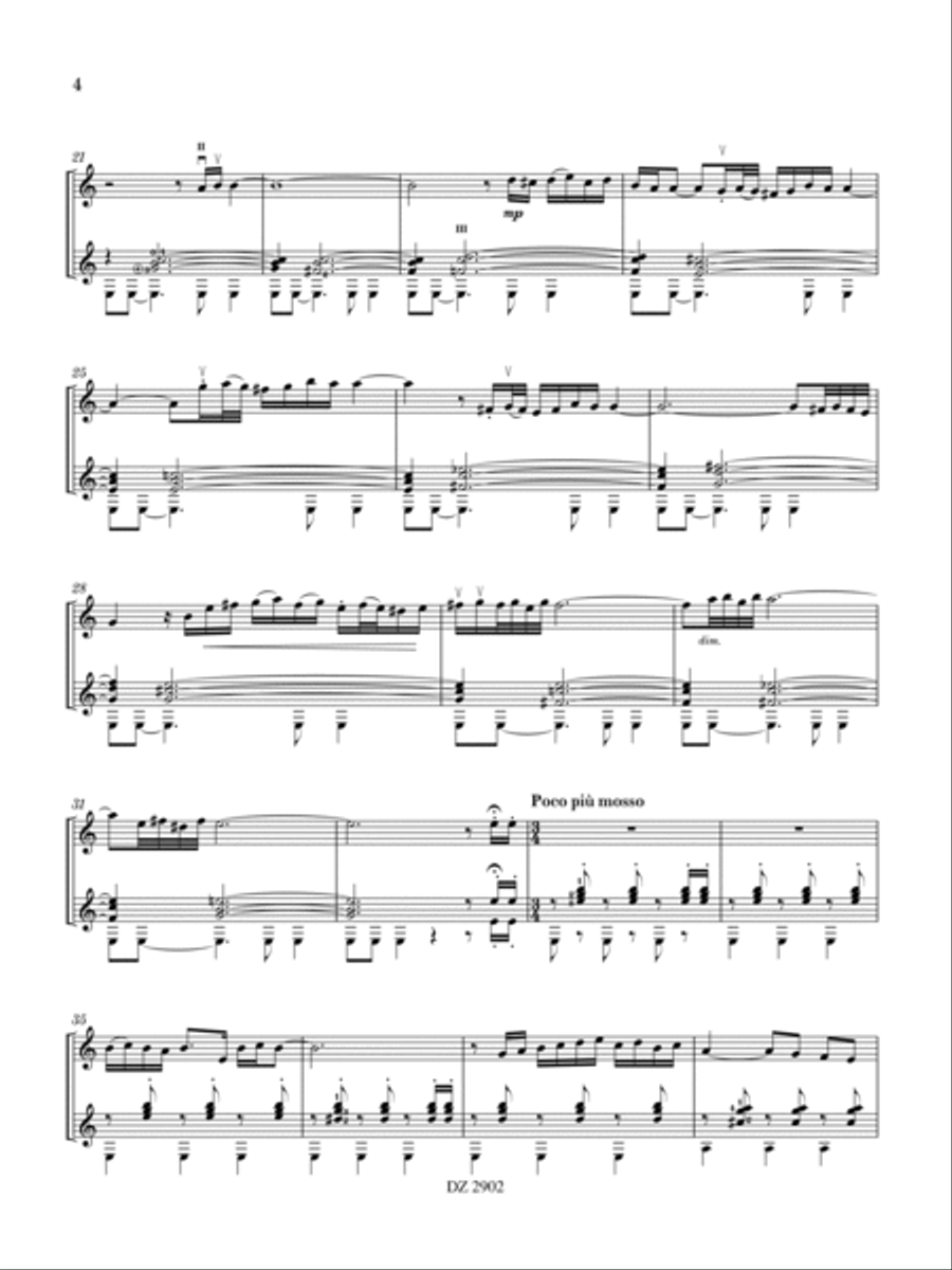 Ambos Mundos Violin scores gallery preview page 4