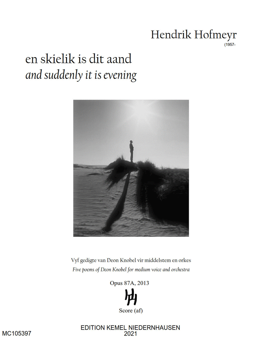 En skielik is dit aand En skielik is dit aand Score scores gallery preview page 1