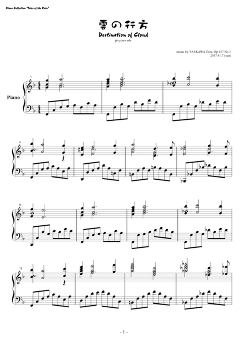 Tales of the Rain for piano solo, Op.157 image number null