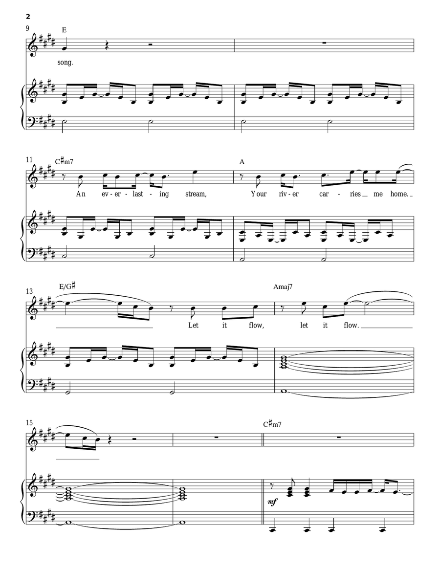 All My Fountains All My Fountains Piano, Vocal, Guitar scores gallery preview page 2