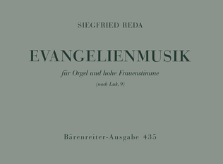 Evangelienmusik nach Lukas 9 (1952)