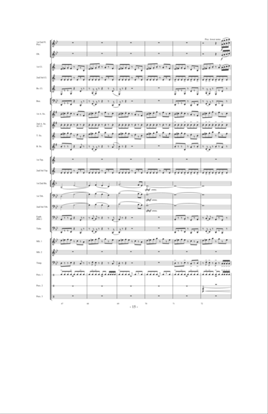 Toward the North Star Toward the North Star Concert Band scores gallery preview page 14