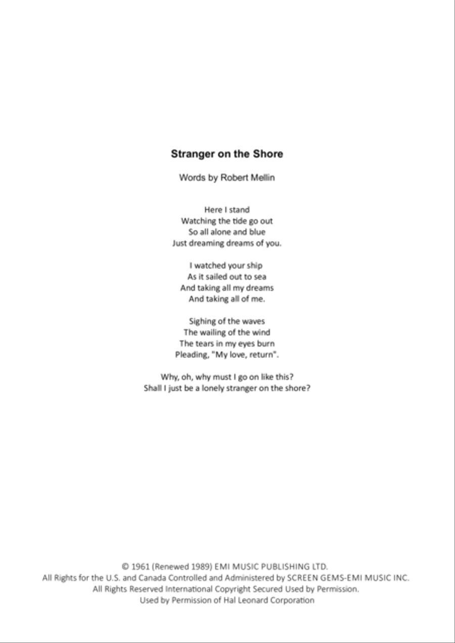 Stranger On The Shore String Orchestra scores gallery preview page 2