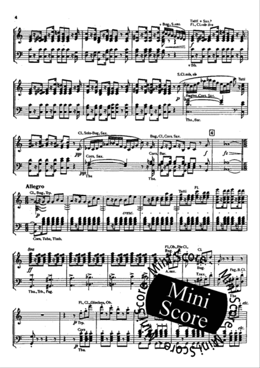 Berlin Wie es Weint und Lacht Concert Band scores gallery preview page 7